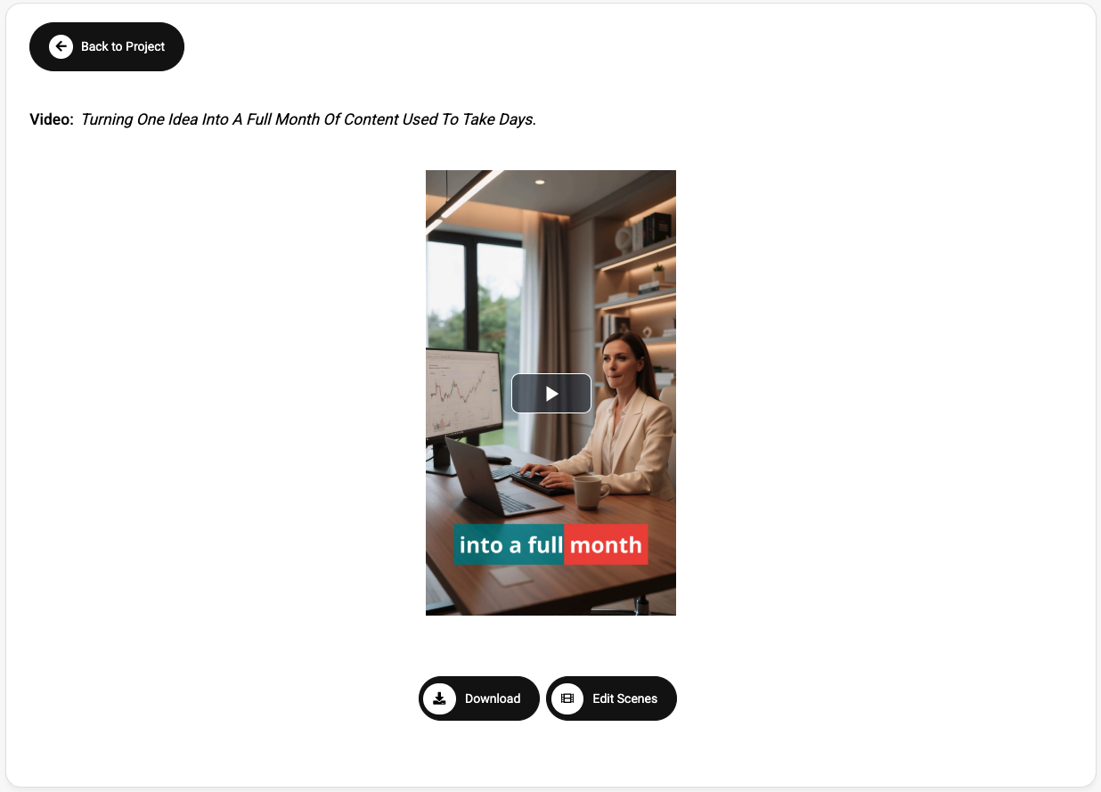 Troubleshooting video generation help article screenshot